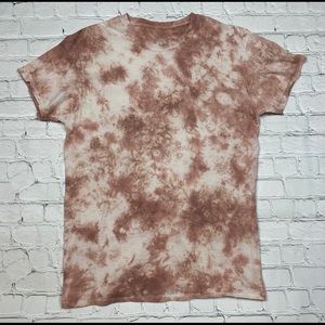 Brown Tie Dye T Shirt